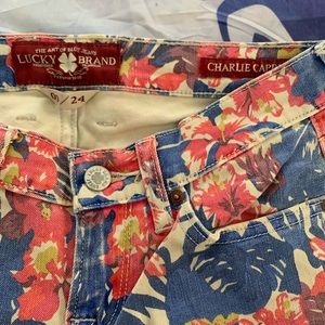 Lucky Brand Jeans - Floral Charlie Capris